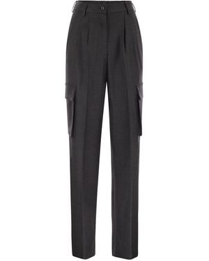 Herno Cargo Pants - Black