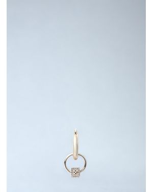 Off-White c/o Virgil Abloh Off Mini Dice Mono Hoop Earring - Blue