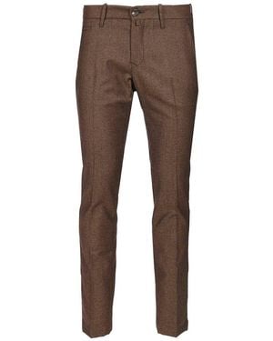 Jacob Cohen "Bobby" Slim Fit Chino Pants - Brown