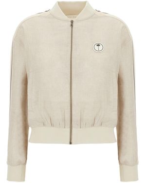 Palm Angels Clothing Sweatshirts - Natural