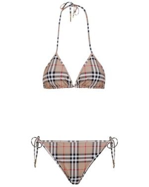Burberry Check Bikini - Metallic
