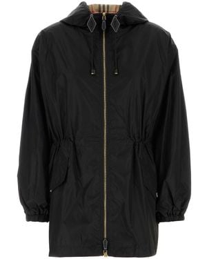 Burberry Nylon Windbreaker - Black