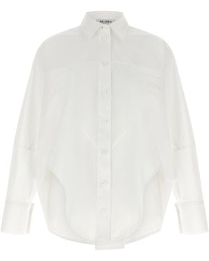 The Attico Shaped Hem Shirt - White