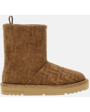 Fendi 'Apres Chic' Low Boots - Brown