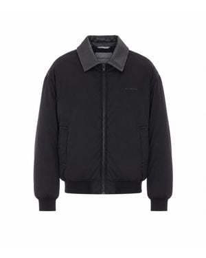 Balenciaga Cocoon Bomber With Logo - Blue