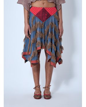 Kiko Kostadinov Klapheck Skirt - Blue