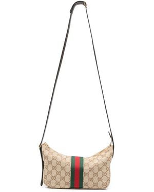 Gucci Neutrals Shoulder Bags - White