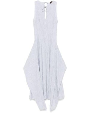 Loewe Cotton Blend Midi Dress - White