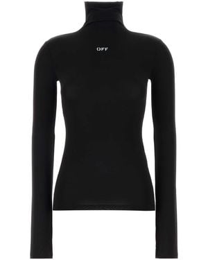 Off-White c/o Virgil Abloh Off Jersey T-Shirt - Black