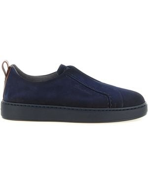 Santoni 'Victory' Sneakers - Blue