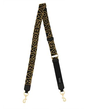 Marc Jacobs Fabric Strap With Logo - Black