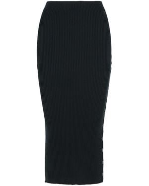 Courreges Merino Wool Blend Skirt - Black