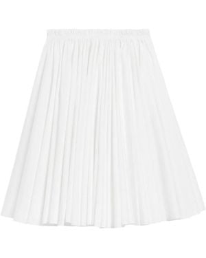 Ami Paris Midi "Corolla" Skirt - White