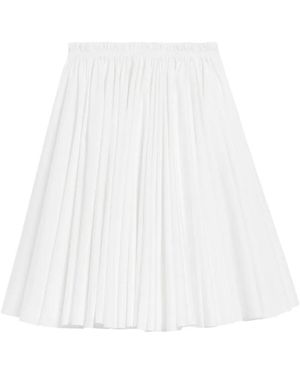 Ami Paris Midi "Corolla" Skirt - White