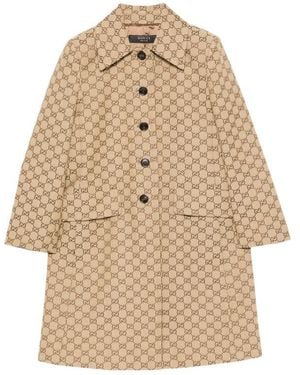 Gucci Neutrals Coats - Natural