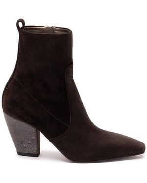 Brunello Cucinelli Ankle Boots With Heels - Black