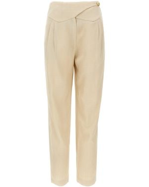 Blazé Milano 'Sheena Basque' Pants - Natural