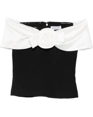 Self-Portrait Tops - Black