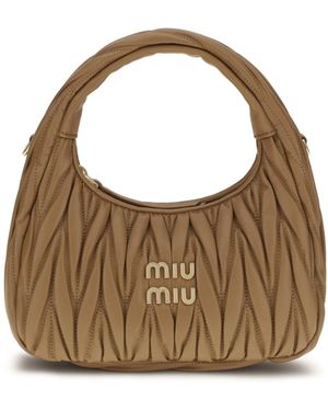 Miu Miu Wandler Hobo Handbag - Metallic