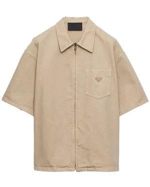Prada Denim Shirt - Natural