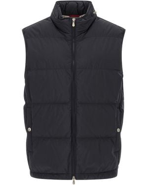 Brunello Cucinelli Techno Fabric Vest - Black