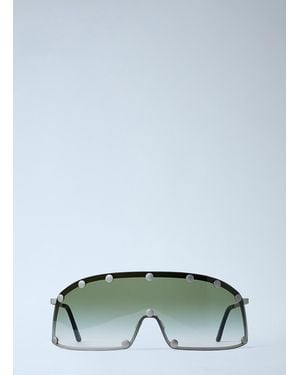 Rick Owens Shielding Sunglasses - Green