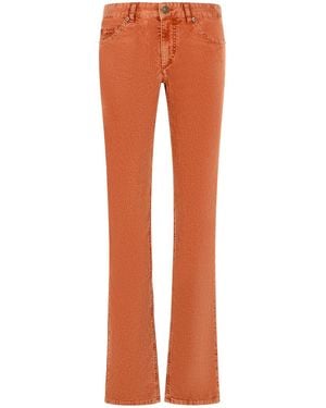 Isabel Marant Rust Cotton Blend Pants - Orange