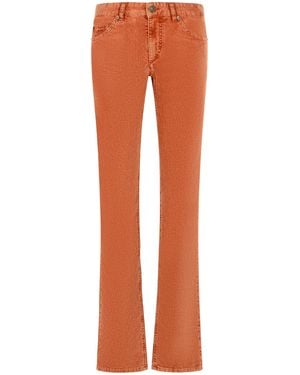 Isabel Marant Rust Cotton Blend Pants - Orange