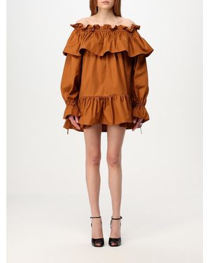 Saint Laurent Dress Brick - Brown