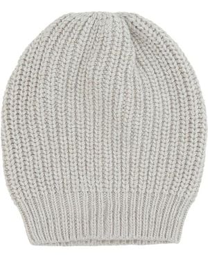 Brunello Cucinelli Cashmere And Silk Hat - Gray