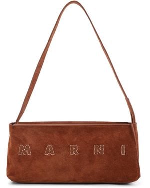 Marni Museo Hobo Pochette - Brown