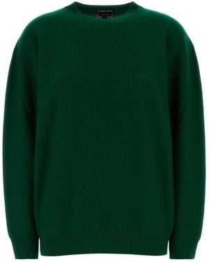 Tom Ford Dark Cashmere Oversize Sweater - Green