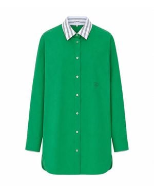 Loewe Cotton Chemisier - Green