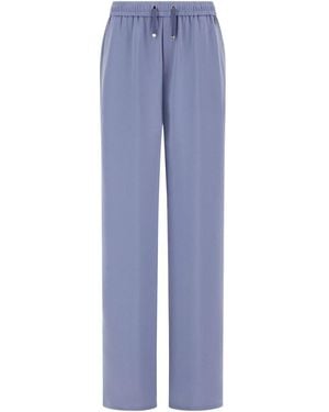 Herno Jogger Pants With Drawstring - Blue