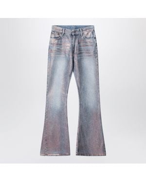 Acne Studios Fitted Glitter Jeans 2025F Rose Copper/Light - Blue