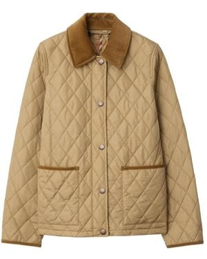 Burberry Quilted Jacket Sand/Flax - Natural