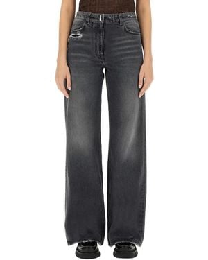 Givenchy Mid-Rise Flared Jeans - Black