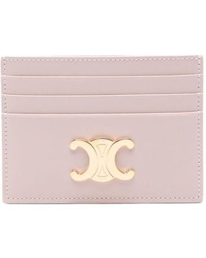 Celine Triomphe 6Cc Porta Carte Credito - Pink