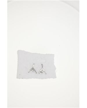 Celine Chandelier Earrings - White