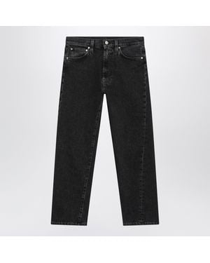 TOTEME Dark Washed Ankle-Length Jeans - Black