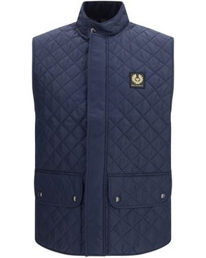 Belstaff Icon Quilted Nylon Gilet - Blue