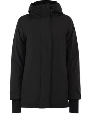Herno A-Shape 2Layers Hooded Parka - Black