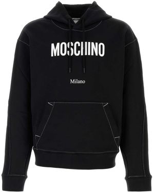 Moschino Cotton Sweatshirt - Black