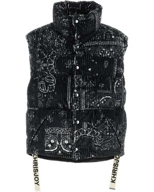 ダウンベスト KHRISJOY Sand knit sleeveless New Iconic down jacket Khrisjoy Sand Knit Sleeveless New Iconic Down Jacket – LOZURI®