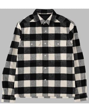 Rick Owens Drkshdw-Style Long Sleeve Shirt - Black