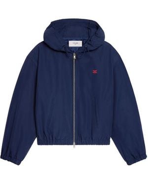 Celine Nylon Windbreaker - Blue
