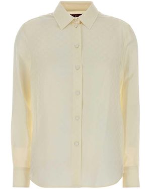 Gucci Crepe Shirt - Natural