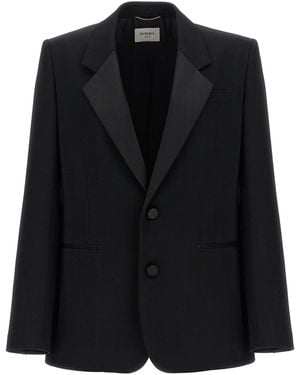 Saint Laurent Wool Blazer Clothing - Black
