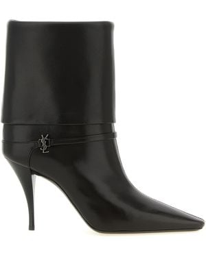 Saint Laurent 'Niki' Ankle Boots - Black