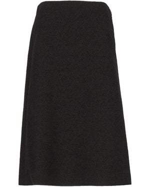 Fendi Bouclé Wool Skirt - Black